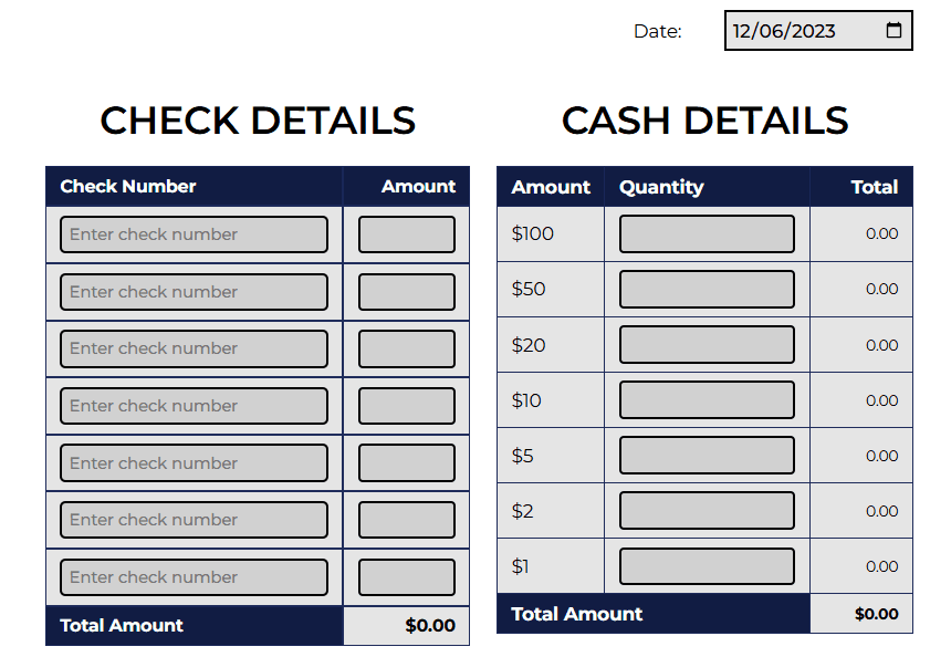 deposit slip bottom part